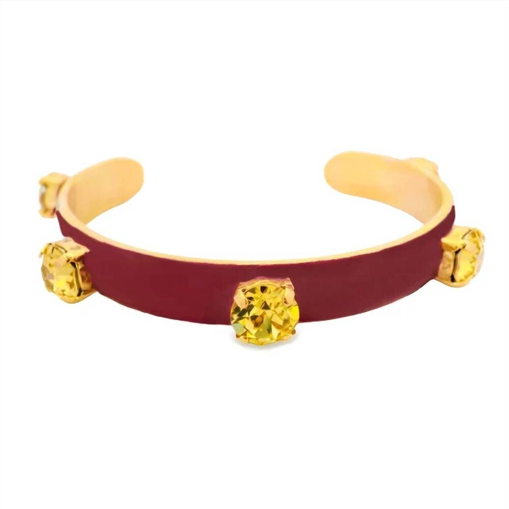 NEW TOVA women's kennedy cuff bracelet in berry